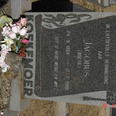 KOEKEMOER Jacobus 1958-1989
