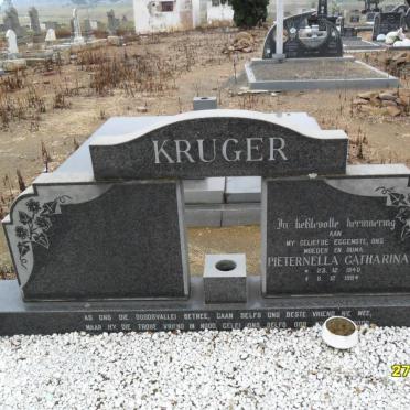 KRUGER Pieternella Catharina 1940-1984