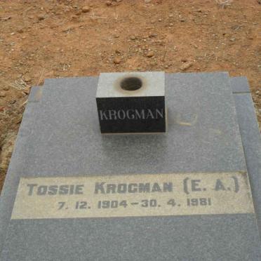 KROGMAN E.A. 1904-1981