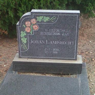 LAMPRECHT Johan 1939-1991