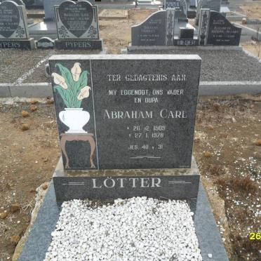 LÖTTER Abraham Carl 1909-1978