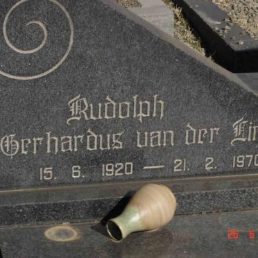 LINDEN Rudolph Gerhardus, van der 1920-1970