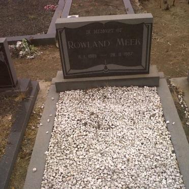 MEEK Rowland 1905-1987