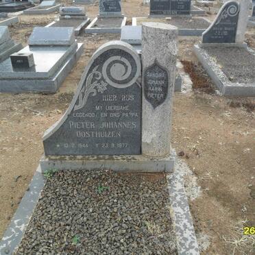 OOSTHUIZEN Pieter Johannes 1944-1977