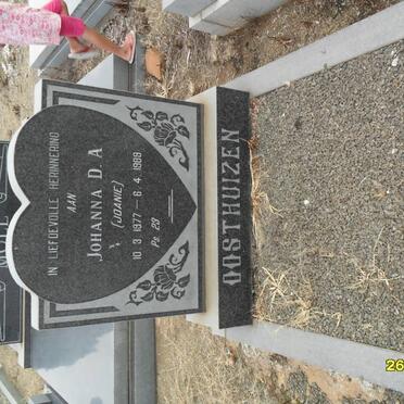 OOSTHUIZEN Johanna D.A. 1977-1989