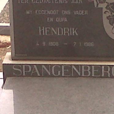 SPANGENBERG Hendrik 1908-1986
