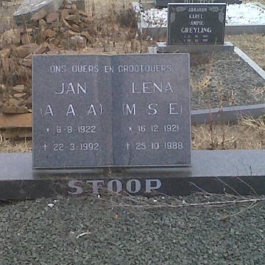 STOOP A.A.A. 1922-1992 &amp; M.S.E. 1921-1988