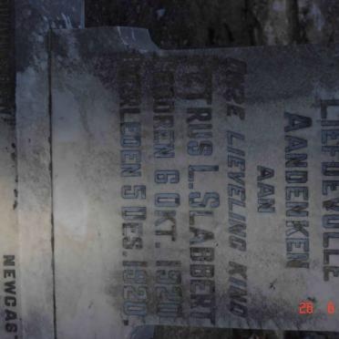 SLABBERT Petrus L. 1920-1920