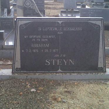 STEYN Abraham 1905-1977