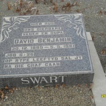 SWART David Benjamin 1899-1981
