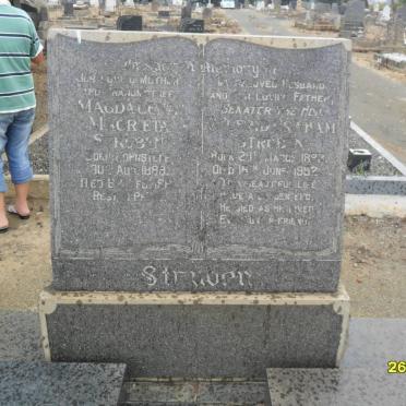 STRUBEN Wilfrid Graham 1893-1952 &amp; Magdalena Macreta 1888-19??