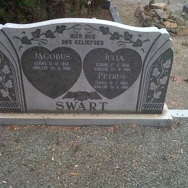 SWART Jacobus 1950-1986 &amp; Julia 1956-1986 :: SWART Petrus 1983-1986