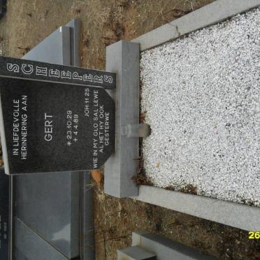 SCHEEPERS Gert 1929-1989