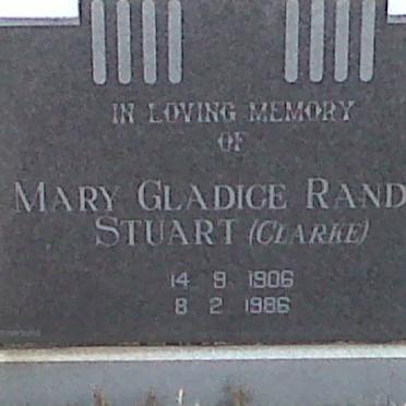 STUART Mary Gladice Randle nee CLARKE 1906-1986