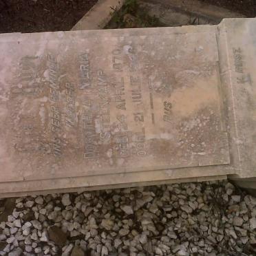 STEENKAMP Johannes Wilhelmus 1865-1923 &amp; Dorothea Maria 1870-1946