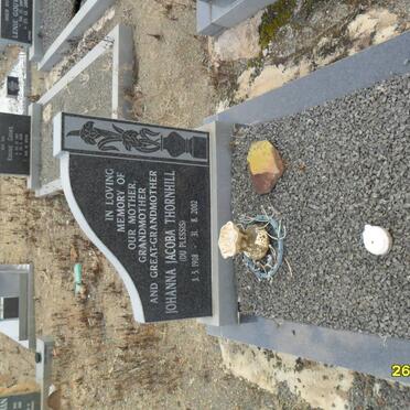 THORNHILL Johanna Jacoba nee DU PLESSIS 1908-2002