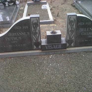 VISAGIE Johannes Petrus 1814-1997 &amp; Helena Charlotte 1914-1985