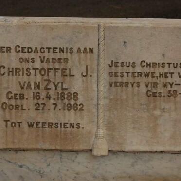ZYL Christoffel J., van 1888-1962