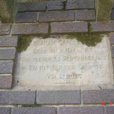 ? Abraham Carl ??-1901