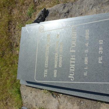 FOURIE Judith 1911-1990
