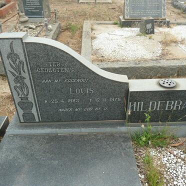 HILDEBRAND Louis 1883-1975 &amp; Maria Magdalena 1892-1984