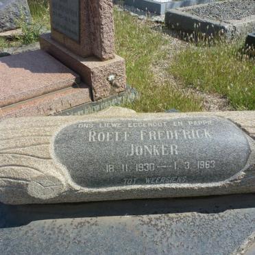 JONKER Roelf Frederick 1930-1963