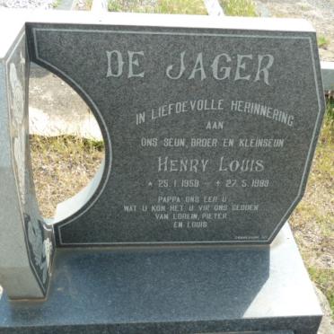 JAGER Henry Louis, de 1959-1989