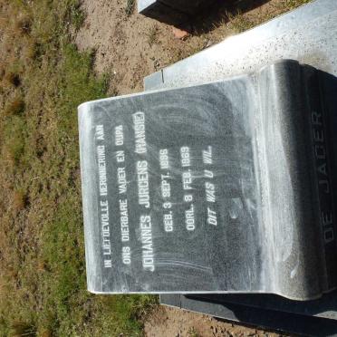 JAGER Johannes Jurgens, de 1896-1969