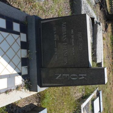 KOEN Adriaan Francois 1879-1965