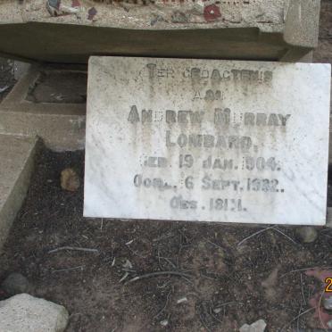 LOMBARD Andrew Murray 1904-1932