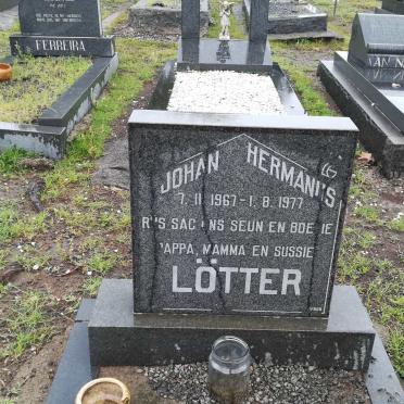 LOTTER Johan Hermanus 1967-1977