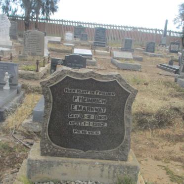 MARKWAT P. Heinrich E. 1869-1952