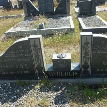 MYBURGH Petrus A.D.E. 1915-1976 & Bettie L. 1914-