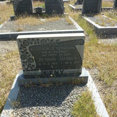 MIENY Hendrik Jacobus 1903-1977