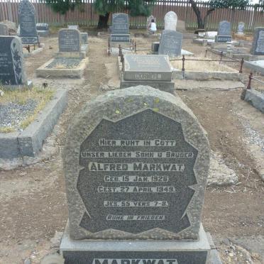 MARKWAT Alfred 1926-1949
