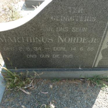 NORDEJE Marthinus 1934-1985