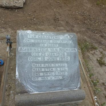 NIEKERK Ambrinszeia, van 1936-1950