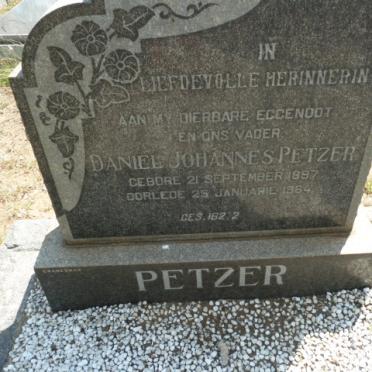 PETZER Daniel Johannes 1897-1964
