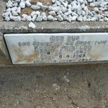 PRINSLOO Kosie 1943-1945