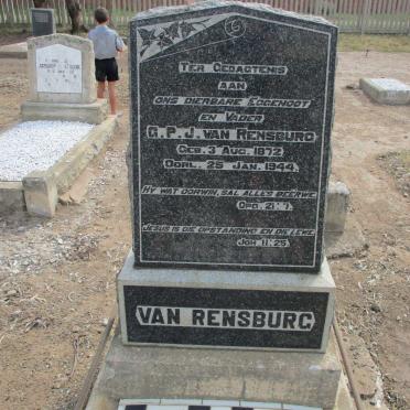 RENSBURG G.P., J. van 1872-1944