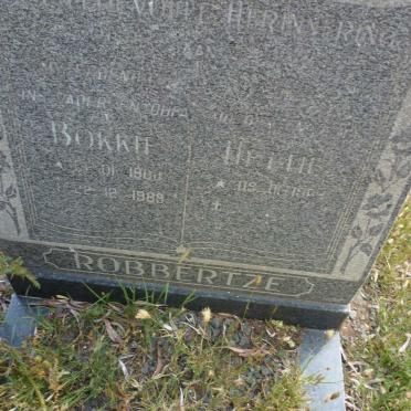 ROBBERTZE Bokkie 1900-1989 & H. 1904-