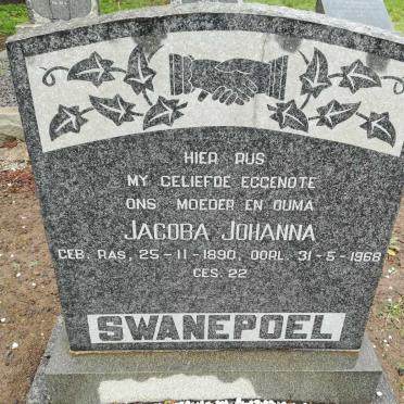 SWANEPOEL Jacoba Johanna nee RAS 1890-1968