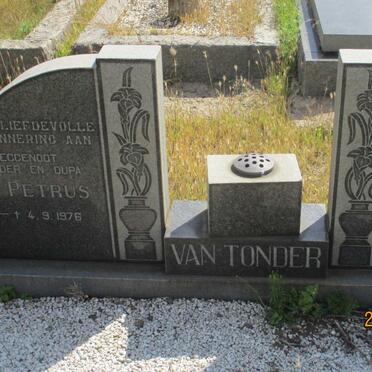 TONDER Jacobus Petrus, van 1890-1976 &amp; Isabella Susanna 1911-1996
