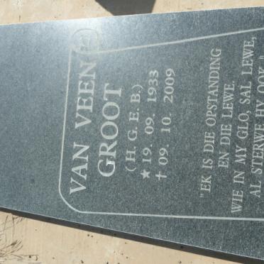 VEEN H.G.E.B., van 1933-2009