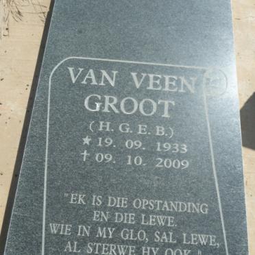 VEEN H.G.E.B., van 1933-2009