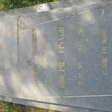 VISAGIE Skoepie 1911-1980
