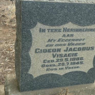 VISAGIE Gideon Jacobus 1886-1945