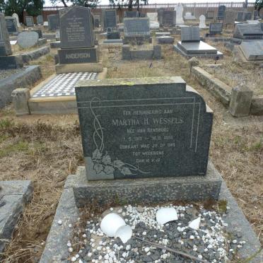 WESSELS Martha H. nee VAN RENSBURG 1915-1956