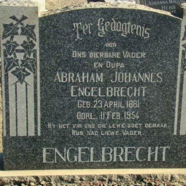 ENGELBRECHT Abraham Johannes 1881-1954