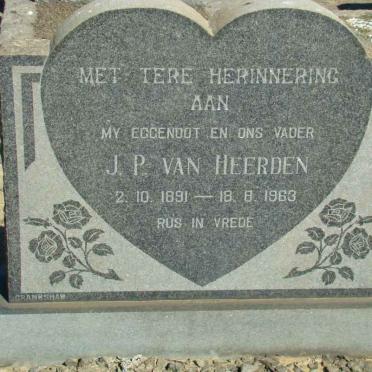HEERDEN J.P., van 1891-1963